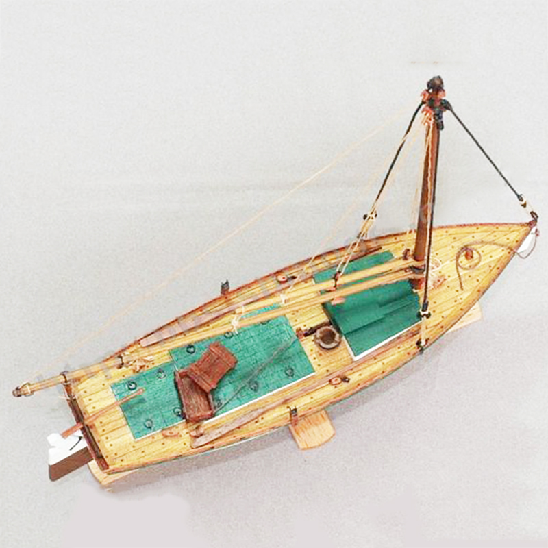 1/35 FLATTLE Model perahu kayu - Model Kit Yacht ulasan dan harga