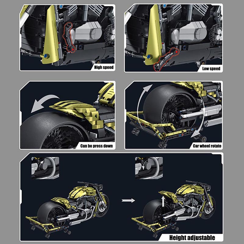 Tech City 2427 buah mainan sep - Model Kit Vespa ulasan dan harga