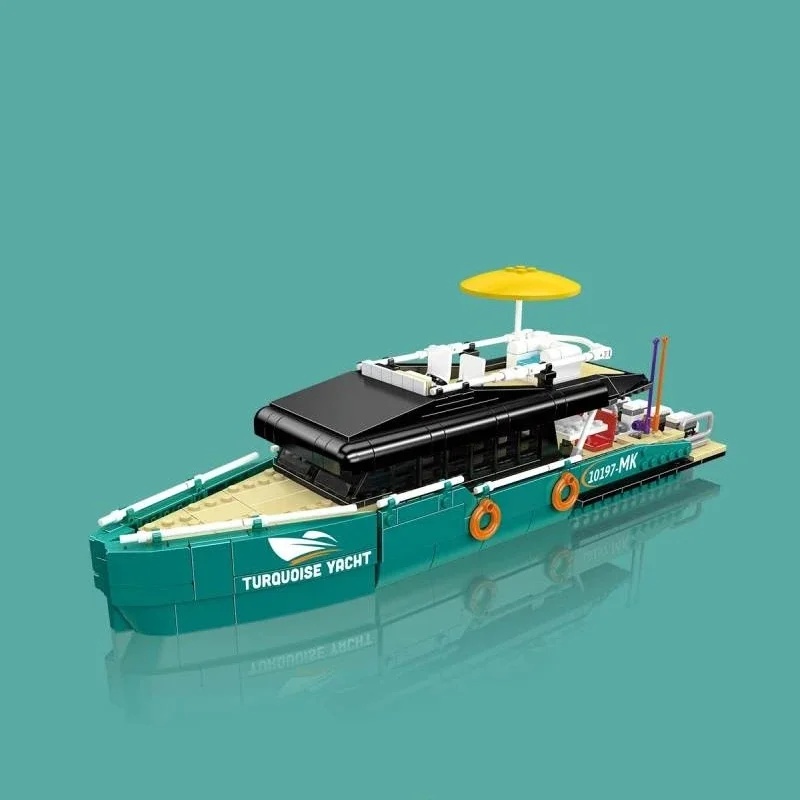 Set Balok Bangunan Kapal Pesia - Model Kit Yacht ulasan dan harga