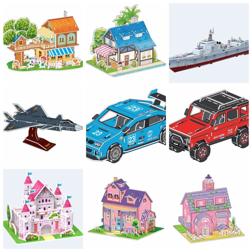Mainan edukasi teka-teki 3d ke - Model Kit Eva ulasan dan harga
